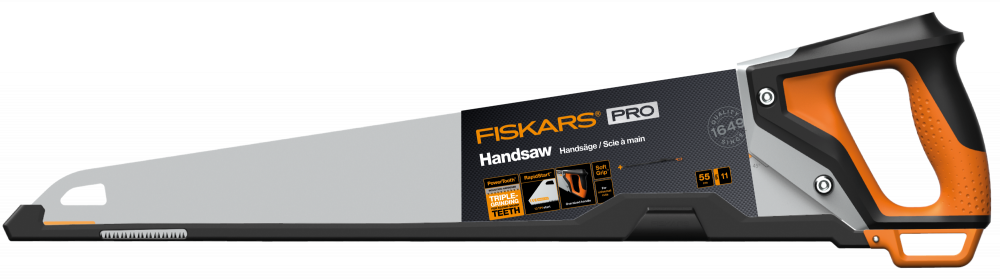 Fiskars 1062918 powerTooth™ ruční pila, 550 mm, 11 zubů / palec