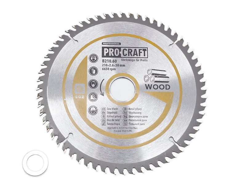 Procraft kotouč pilový 160x20x2,2mm 24Z B160.24