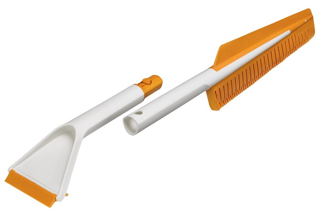 Fiskars 1019352 škrabka na led se smetáčkem do auta SnowXpert