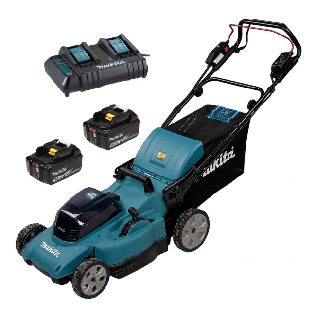 Makita DLM481CT2 aku sekačka s pojezdem 480mm Li-ion LXT 2x18V 5Ah