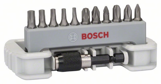 Sada bitů včetně držáku bitů Bosch PH2; PZ2; T10; T15; T20; T25; S0,6x4,5; S0,8x5,5; HEX3; HEX4; HEX5; 25 mm