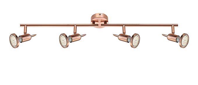 GLOBO 54383-4 - Bodové LED svítidlo COPPER 4xLED/3W/230V