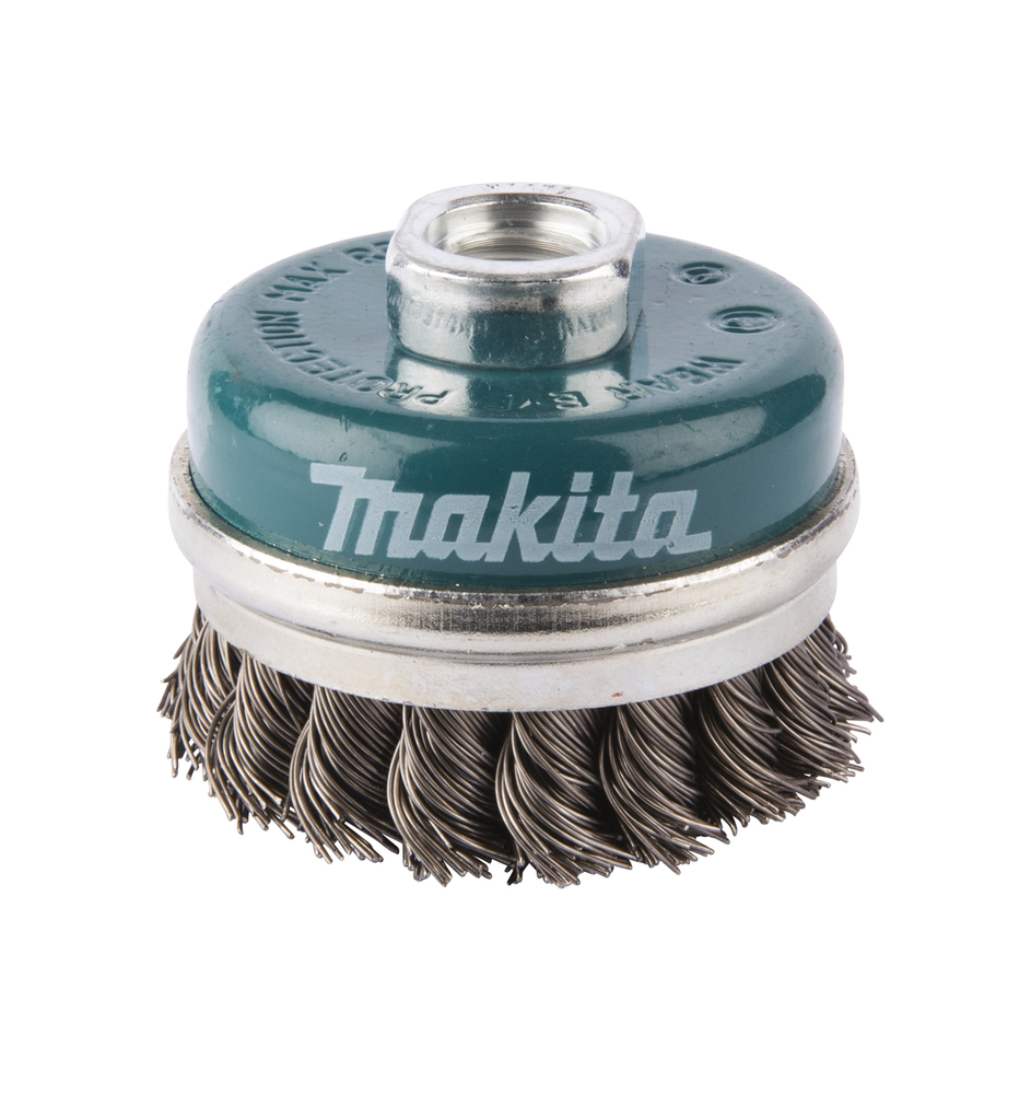 Makita D-24153 miskovitý kartáč z ocelového drátu,vlnitý drát 0,5mm,60mm