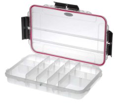 MAX Plastový box, 350x230xH 59mm, IP 67, barva transparentní, 3-15 přihrádek