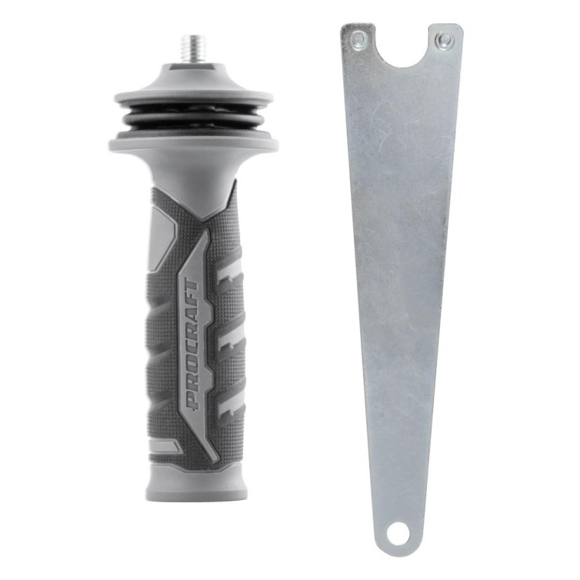 Procraft Industrial AG125Cbb aku úhlová bruska 125mm s plochou hlavou 20 V bez aku