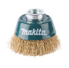 Makita D-39746 hrncový kartáč mosazný drát vlnitý 60mm M14