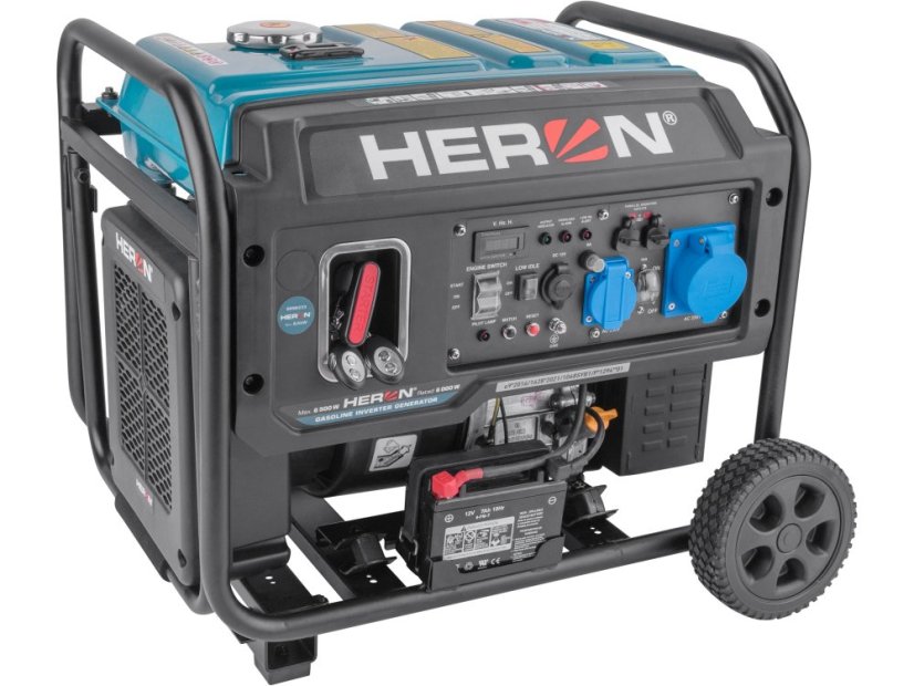 Heron 8896233 elektrocentrála digitální invertorová, 6,5kW, el. start, dálkové ovládání