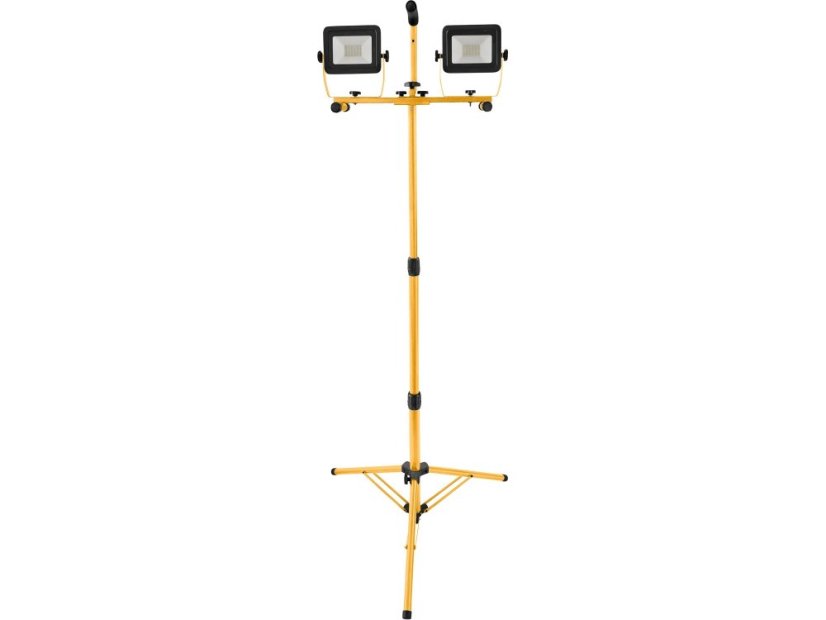 EXTOL LIGHT reflektor LED, 2x2700lm, se stojanem 180cm
