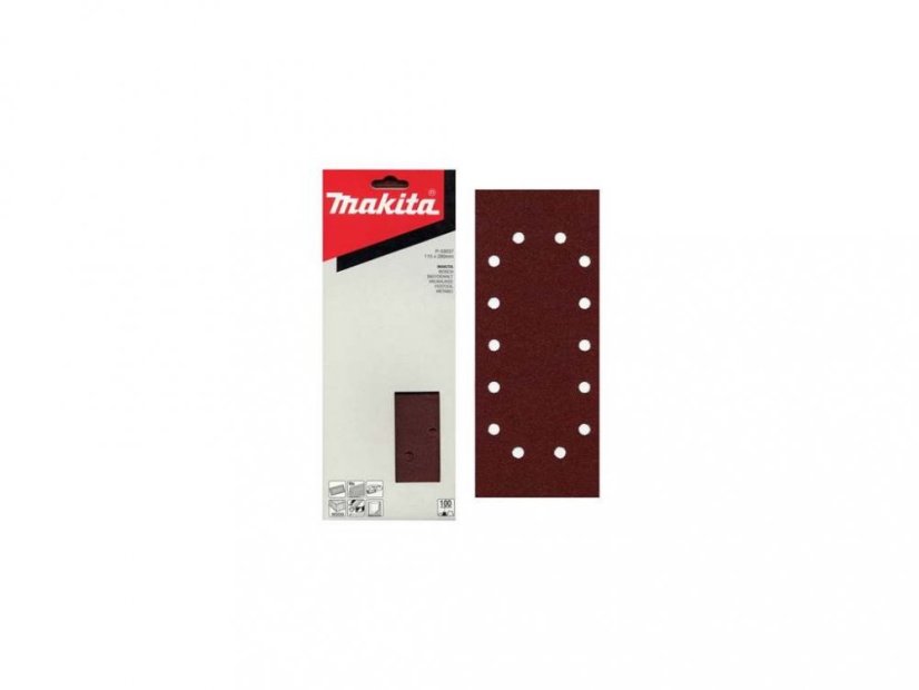 Makita P-33009 brus.papír115x280K40/10ks Makita P-33009 brus.papír115x280K40/10ks