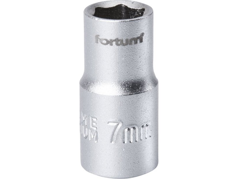 FORTUM 4701407 hlavice nástrčná 1/4", 7mm, L 25mm