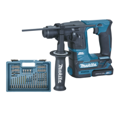 Makita HR166DWAE1 aku vrtací kladivo SDS-plus s příslušenstvím Li-ion CXT 10,8/12V/2,0Ah