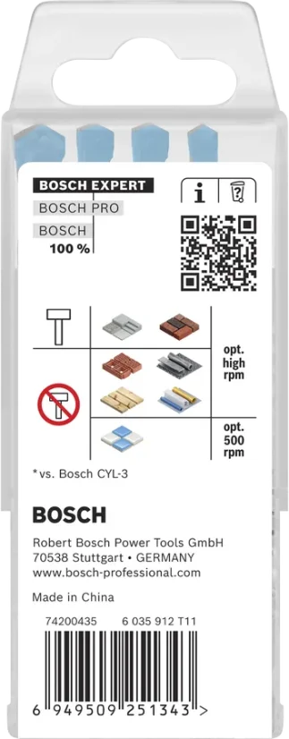 Bosch sada vrtáků EXPERT HEX-9 Multi Construction - 5ks