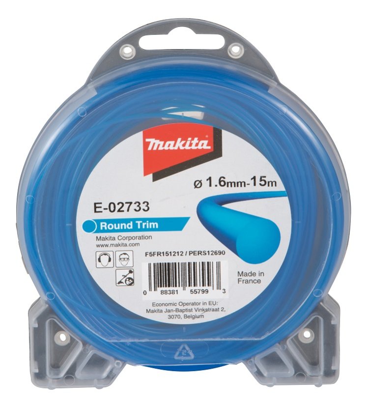 Makita E-02733 struna nylonová 1,65mm, 15m, modrá, kulatá=old369224808 Makita E-02733 struna nylonová 1,65mm, 15m, modrá, kulatá=old369224808