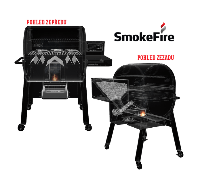 Weber® 22511047 SmokeFire EX4 GBS peletový gril, 61 cm