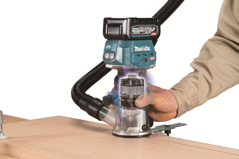 Makita RT001GZ17 aku kombinovaná frézka s příslušenstvím Li-ion XGT 40V, bez aku Z