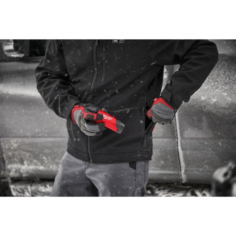 Milwaukee M12 HJ BL5-0 vyhřívaná bunda černá XL bez aku 4933478970