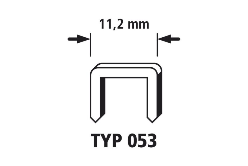 Wolfcraft široké sponky do sponkovačky výška 14 mm 3000 ks 7047000