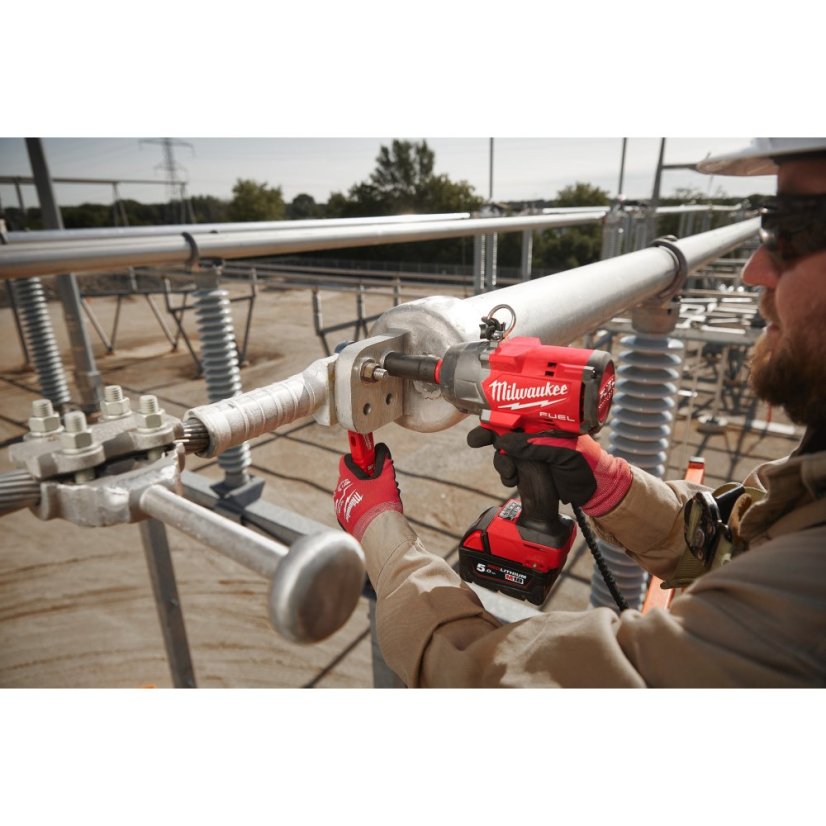 Milwaukee M18 FHIW2P12-502X aku rázový utahovák 1/2" s aretačním čepem 2x5Ah 4933492786