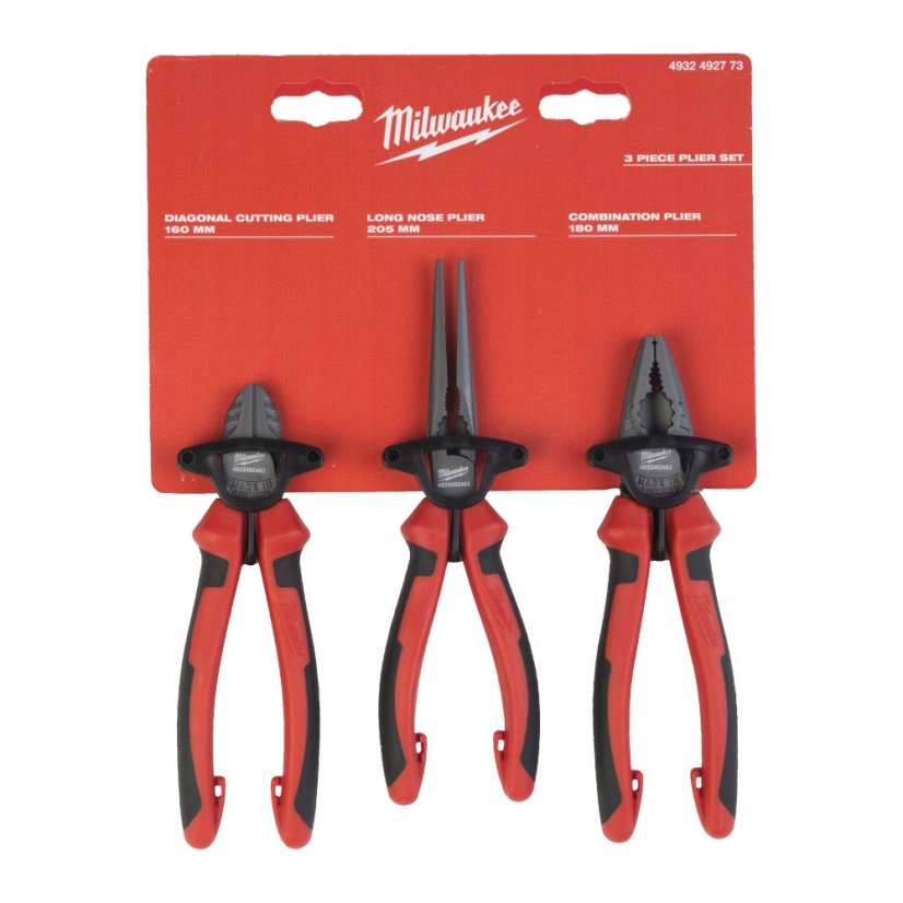 Milwaukee sada kleští 3 ks 4932492773