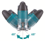 Makita DJV186SFJ aku přímočará pila Li-ion LXT 18V 2x3Ah
