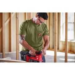 Milwaukee pracovní tričko s krátkým rukávem WT SS GN zelené XL 4932493021