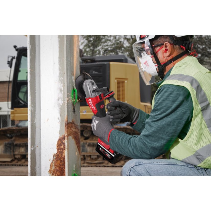 Milwaukee M18 FUEL™ FSAGSVO125X-502X bezpečnostní bruska 125 mm s variabilními otáčkami a funkcí ONE-KEY™ 4933493553