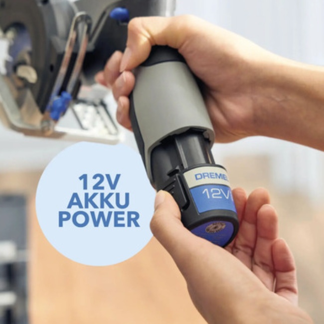 DREMEL CS12V-SC1 aku přenosná stolní kotoučová pila Blueprint 12 V 1x2Ah