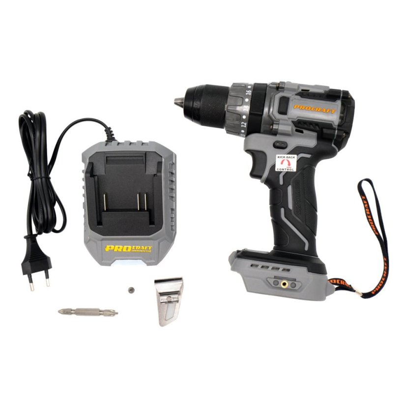 Procraft Industrial CD20A aku příklepový vrtací šroubovák 20 V 1x4Ah