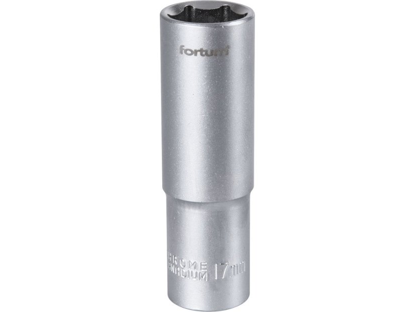 FORTUM 4700517 hlavice nástrčná prodloužená 1/2", 17mm, L 77mm