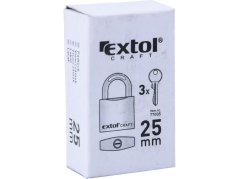 EXTOL CRAFT 77005 zámek visací litinový barevný, 25mm