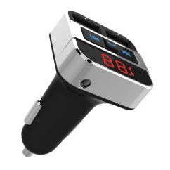 Solight BT02 FM transmitter s bluetooth připojením do auta, 2x USB + handsfree