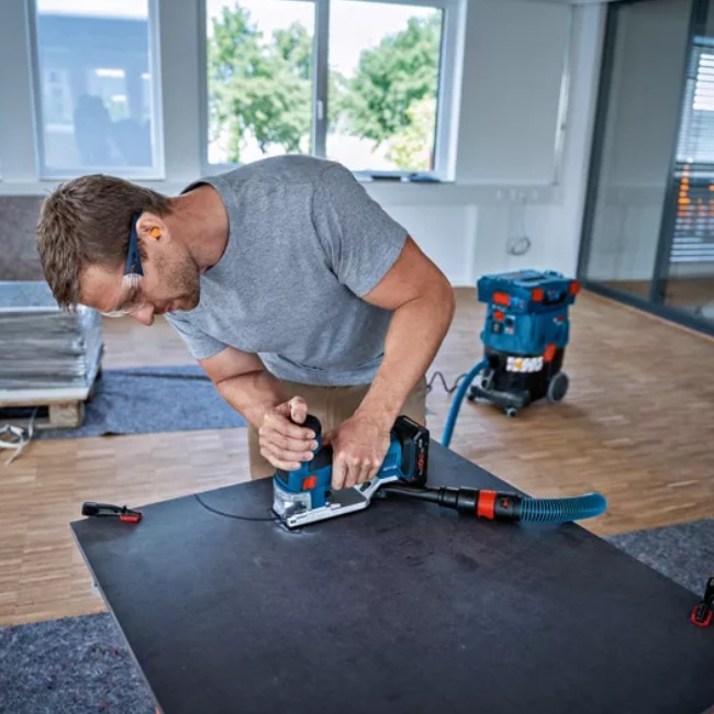 Bosch GSR 18V-90C + GKT 18V-52GC + GST ​​​​18V-155 SC+ GEX 18V-125 aku sada nářadí 18 V 2x 5,5Ah + 1x 4Ah Procore 0615990N36