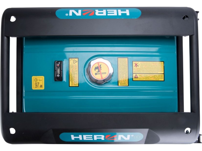 HERON 8896420 elektrocentrála benzínová 15HP/6,8kW/8,5kVA (400V), 5,5kW (230V)
