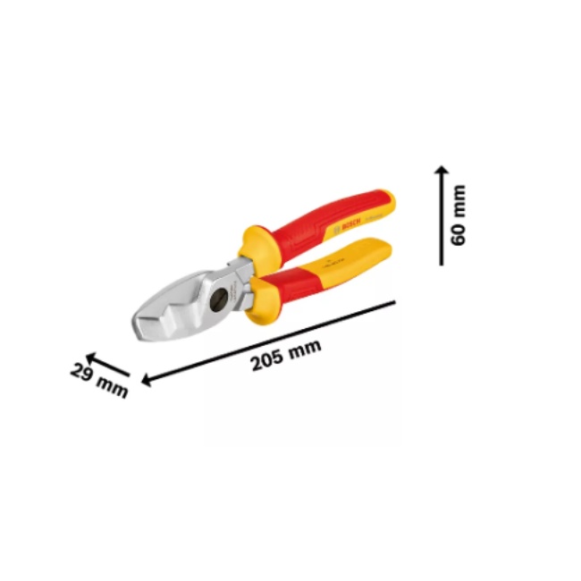 Bosch kleště na kabely 200 mm VDE 1600A02NF4