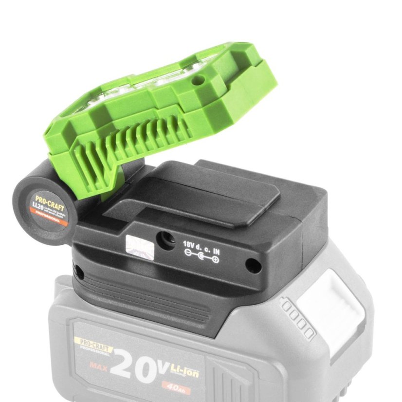 Procraft LL20bb aku LED reflektor 20 V 500 lm bez aku