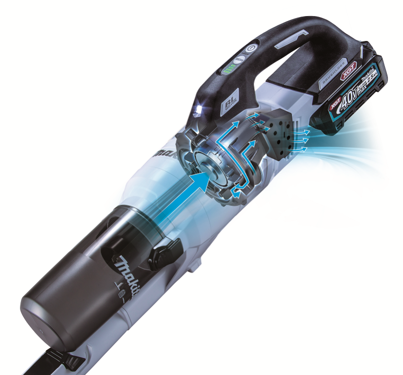 Makita CL003GZ aku vysavač s cyklónovou filtrací Li-ion XGT 40V, bez aku Z