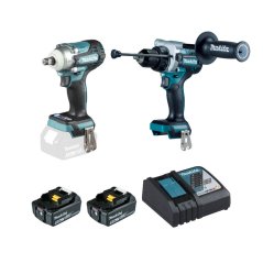Makita DLX2590TJ aku sada DHP492+DTW300 Li-ion LXT 18V 2x5Ah