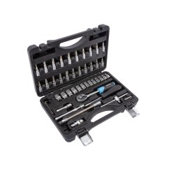 XTLINE XT40046 sada hlavic 1/4" 46 dílů
