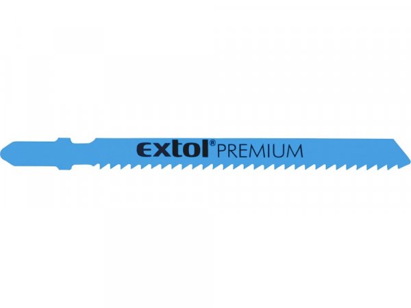 EXTOL PREMIUM 8805203 plátky do přímočaré pily 5ks, 75x2,5mm, Bi-metal