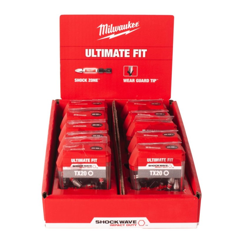 Milwaukee TX20x50 mm šroubovací bit Shockwave 10ks 4932430877