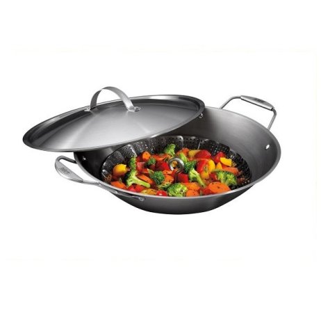 Weber® 7684 wok pánev s napařovačem Crafted Premuim