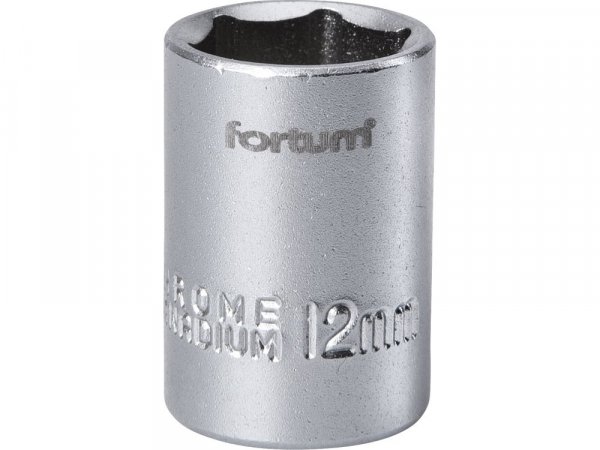 FORTUM 4701412 hlavice nástrčná 1/4", 12mm, L 25mm