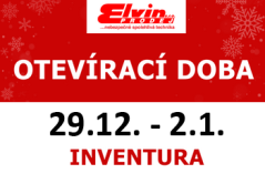 Vánoční provozní doba e-shopu, prodejny a servisu 2025/2026