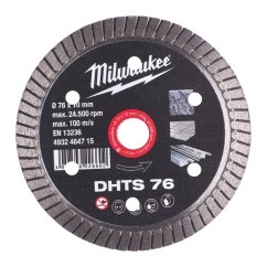 Milwaukee DHTS 76 76x10 diamantový kotouč turbo pro M12 FCOT 4932464715