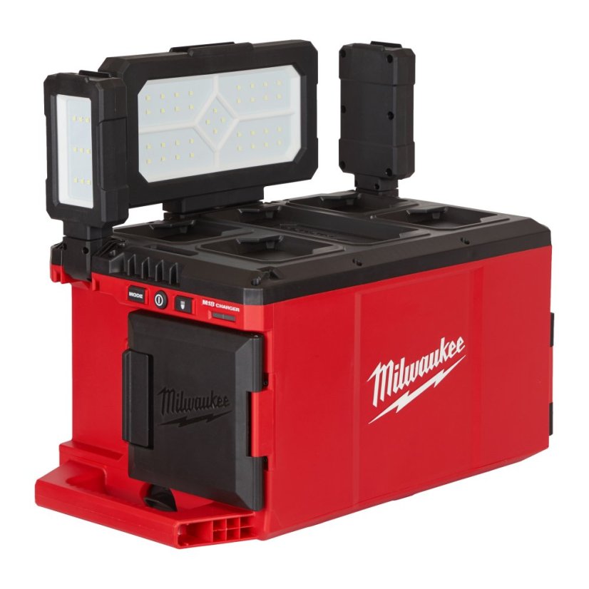 Milwaukee M18 POALC-0 Světlo a nabíječka Packout bez aku 4933478120