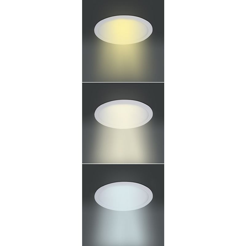 Solight WD142 LED mini panel CCT, podhledový, 18W, 1530lm, 3000K, 4000K, 6000K, kulatý