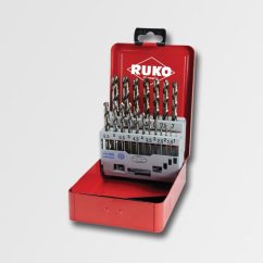 RUKO RU215214 sada vrtáků do kovu HSS-G CO 19dílů