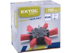 EXTOL CRAFT 17060 kartáč okružní leštící, O 100mm, NYLON