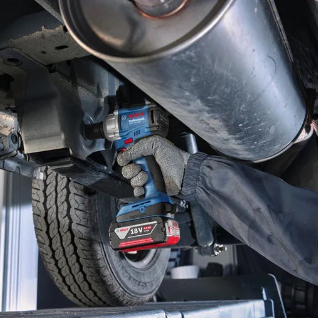 Bosch GDS 18V-350 aku rázový utahovák 1/2" 350 Nm 18V bez aku 06019M5020