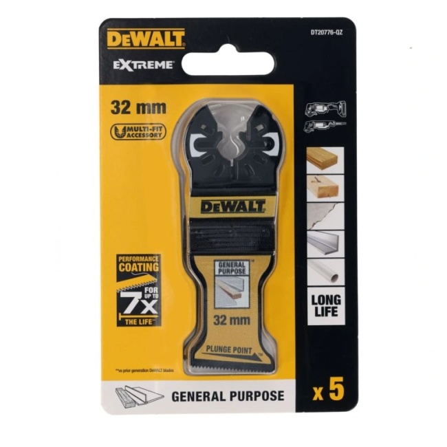 DeWalt DT20776 sada pilových listů 32 mm 5 ks